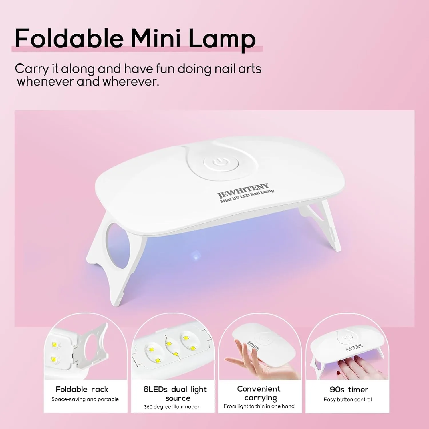 14-Piece Poly Gel Nail Art Kit with Mini UV Lamp and Essential Nail Tools for Beginners