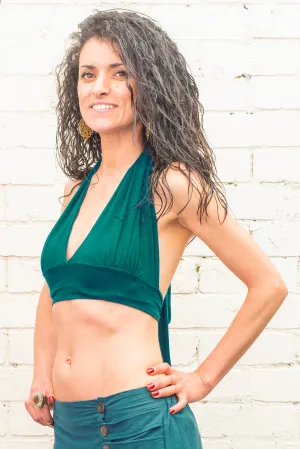 Ariel Crop Top in Teal