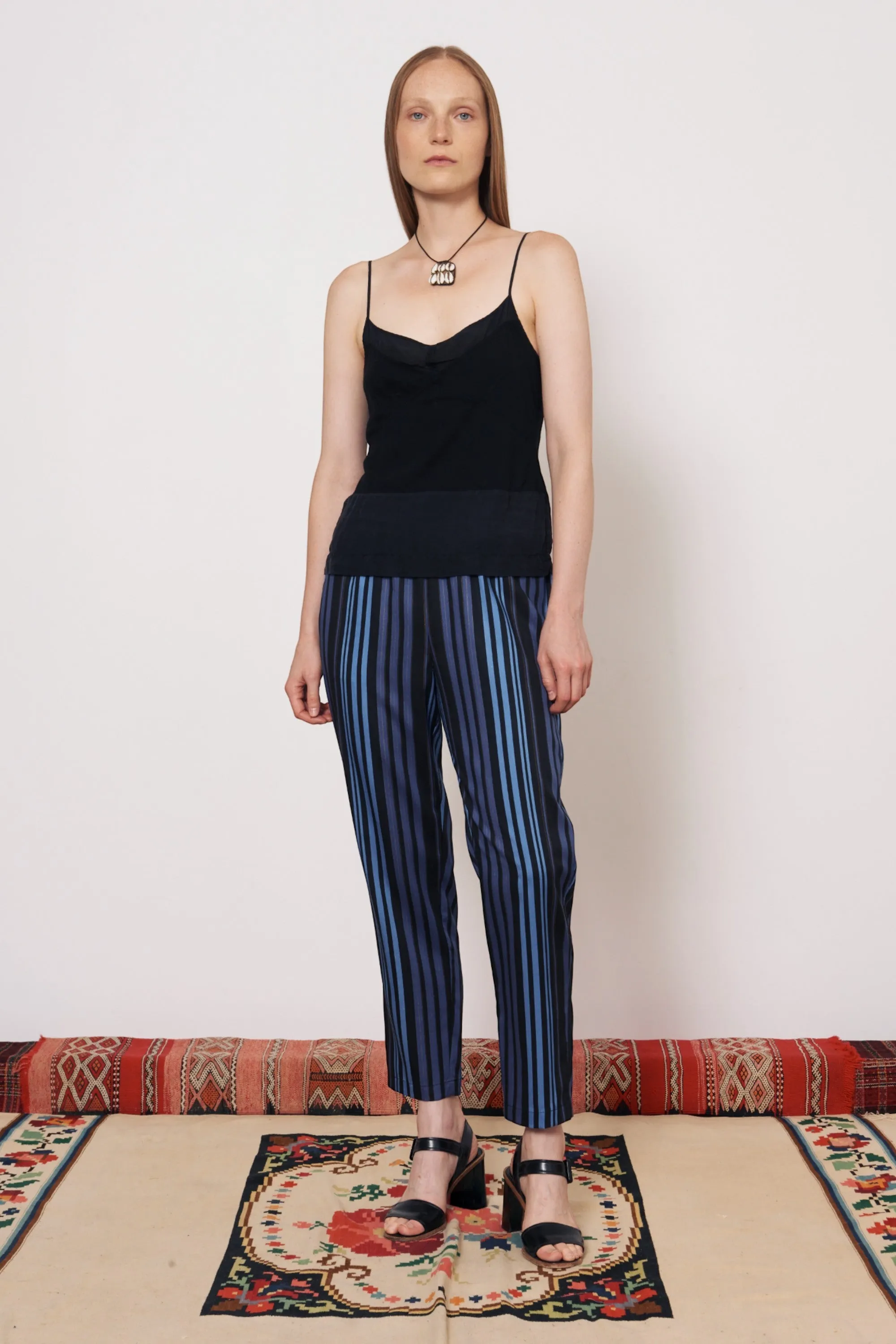 Black Fulani Tank Top