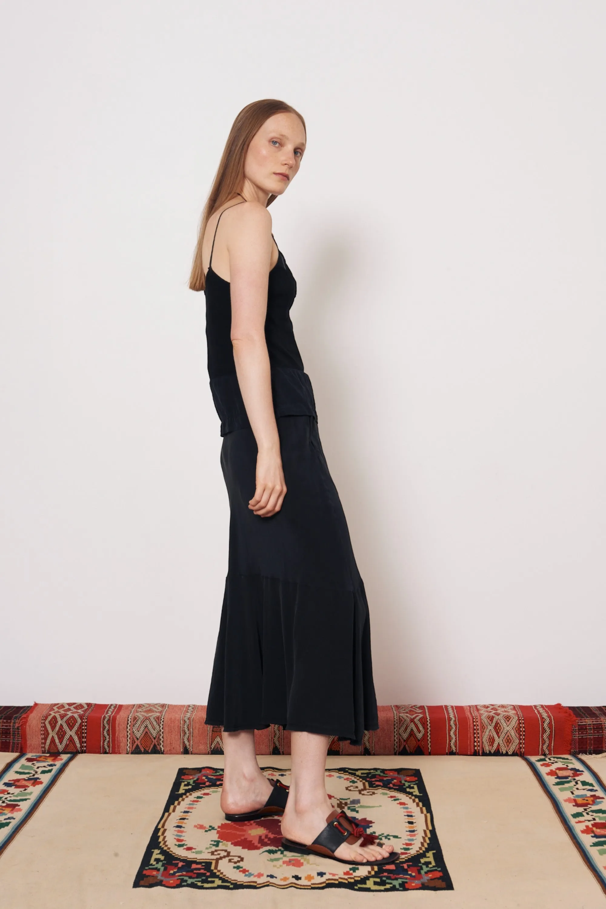 Black Fulani Tank Top