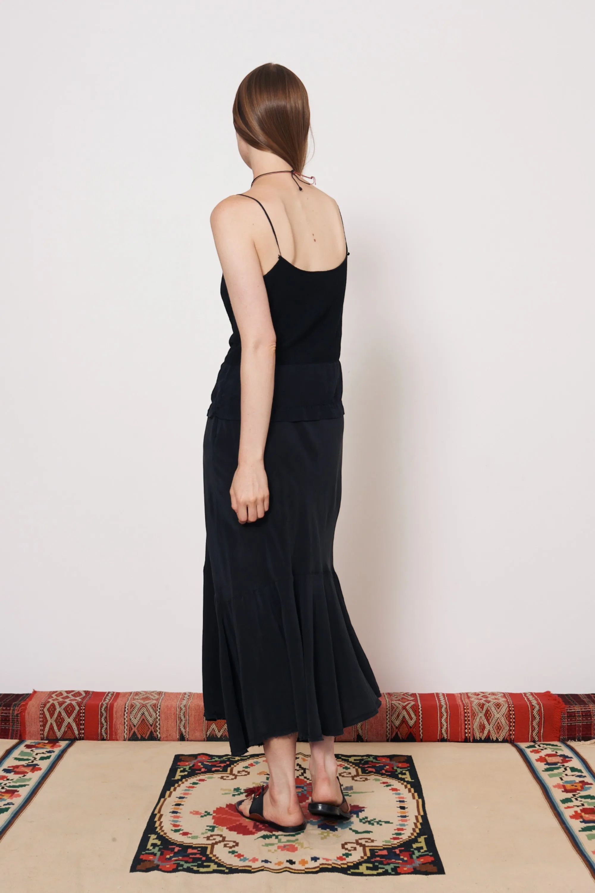 Black Fulani Tank Top
