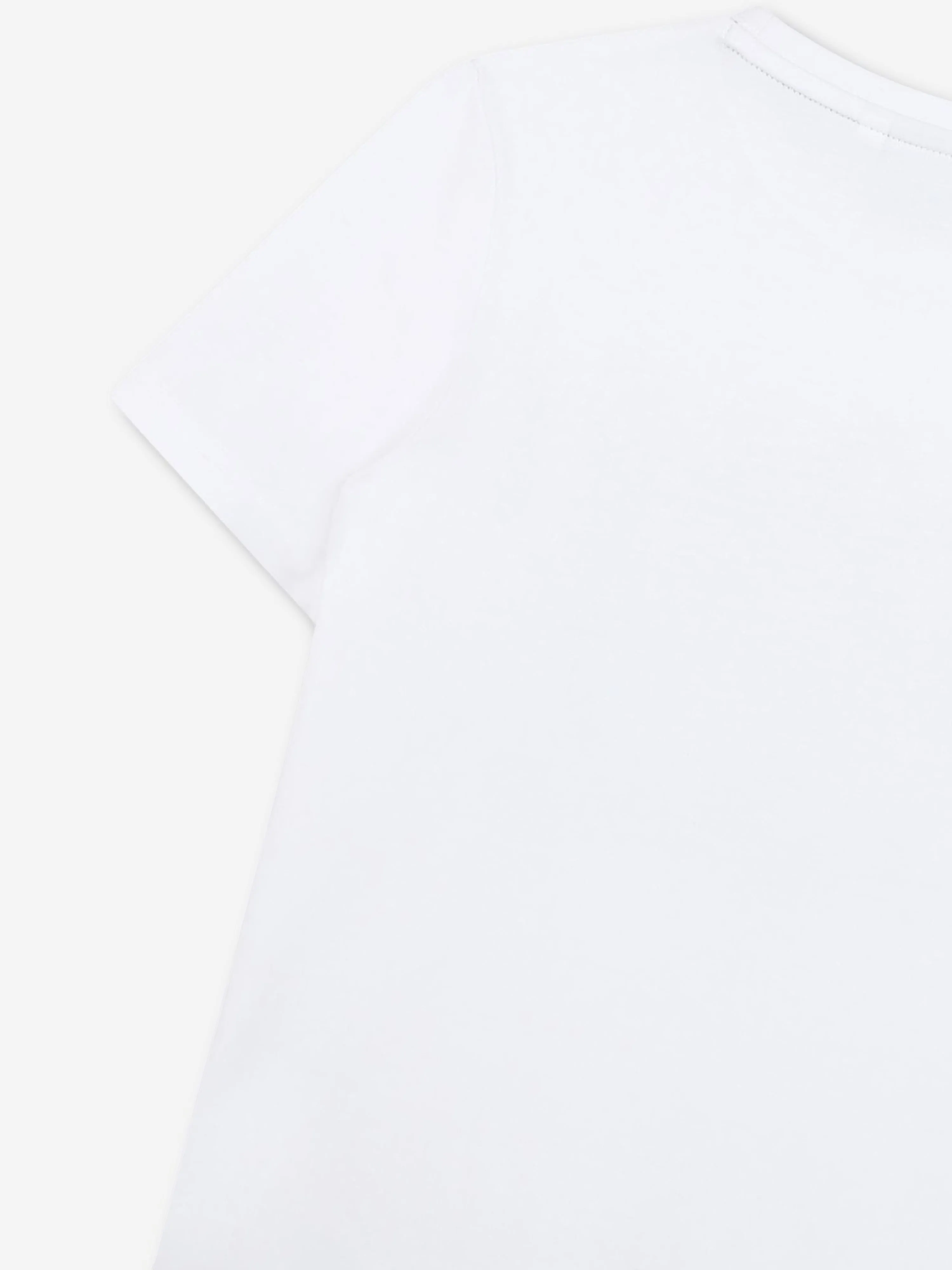 BOSS Boys Multi Logo T-Shirt in White