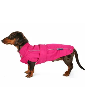 City Slicker All-Weather Dog Jacket & Raincoat - Cerise Pink