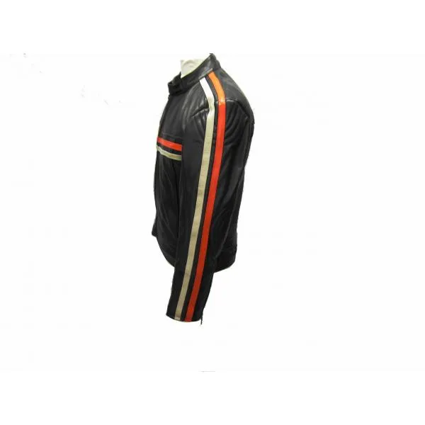 CRUISER SPORTS MOTOTER CYCLE LEATHER JACKET - TT 171