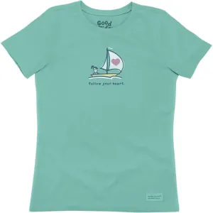 Crusher Follow Your Heart T-Shirt by Life is good