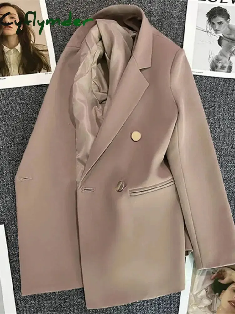 Cyflymder Women's Jacket Chic Elegant Casual Sports Women's Suit  Korean Fashion Luxury Jacket for Women Blazers Autumn Winter