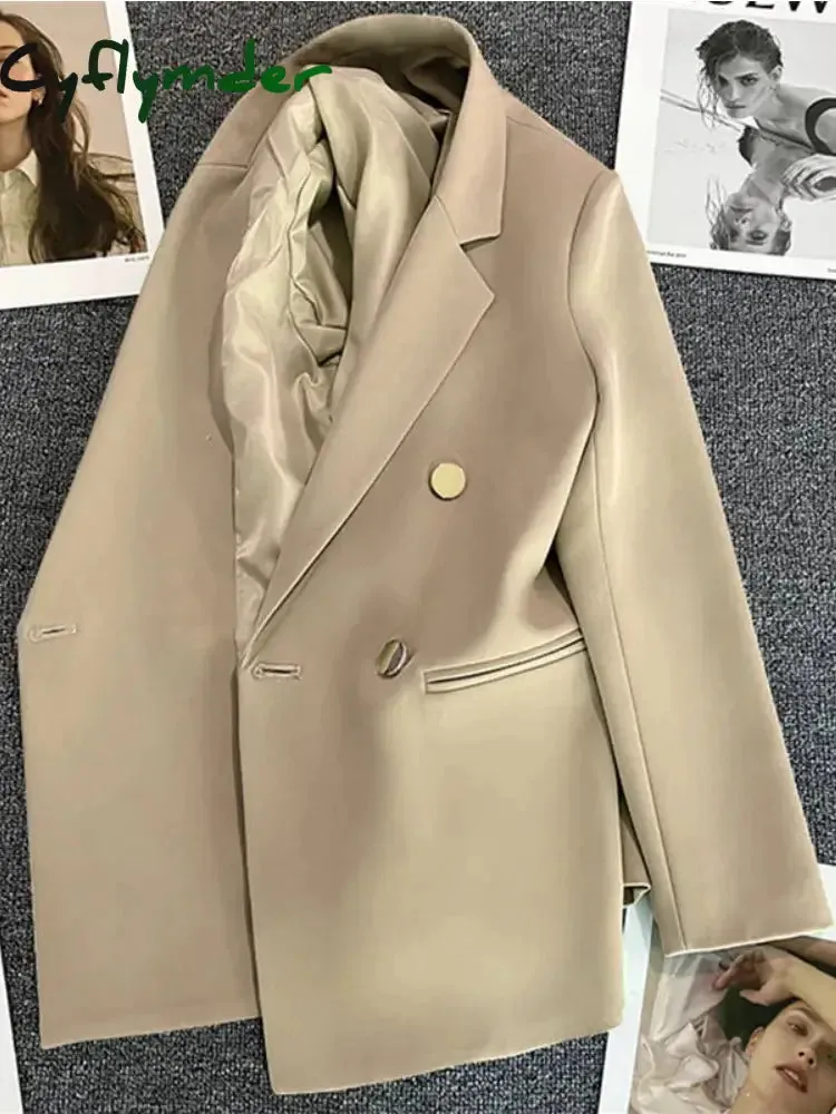 Cyflymder Women's Jacket Chic Elegant Casual Sports Women's Suit  Korean Fashion Luxury Jacket for Women Blazers Autumn Winter