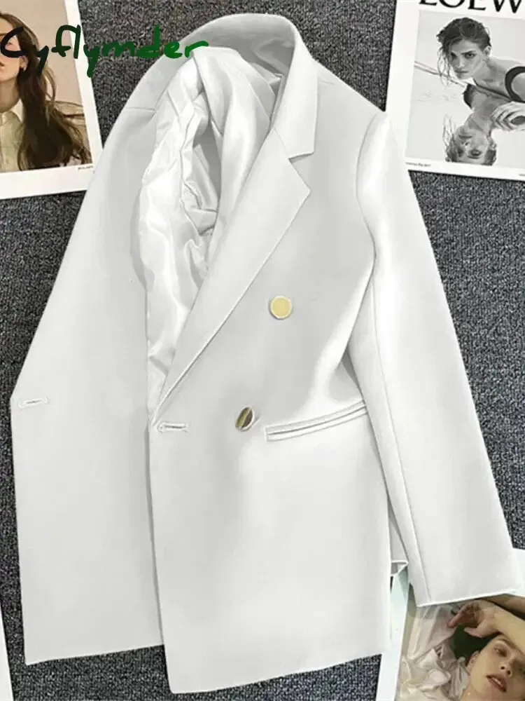 Cyflymder Women's Jacket Chic Elegant Casual Sports Women's Suit  Korean Fashion Luxury Jacket for Women Blazers Autumn Winter