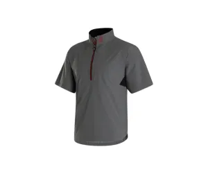 FootJoy Men's Hydrolite X Short Sleeve Rain Jacket - Charcoal/Black