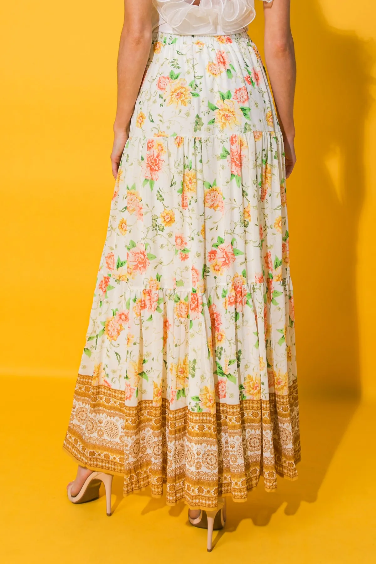 FRIENDSHIP BRIGHT MAXI SKIRT