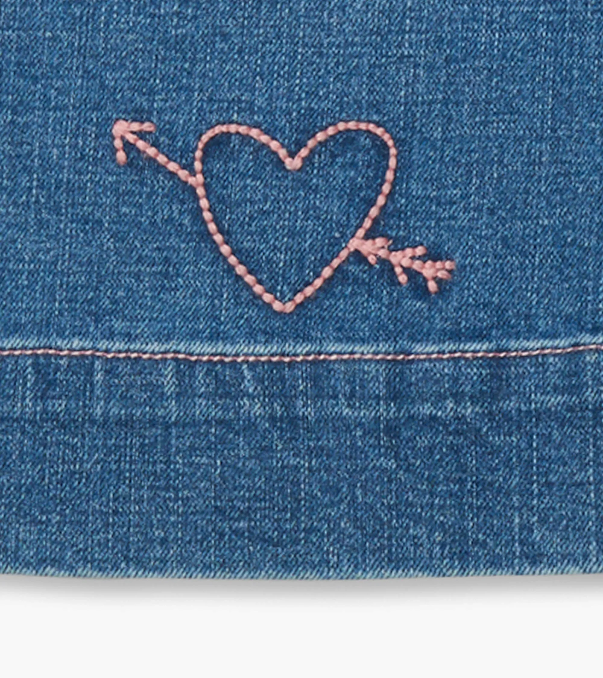 Girls Stretch Denim Wide Leg Pants