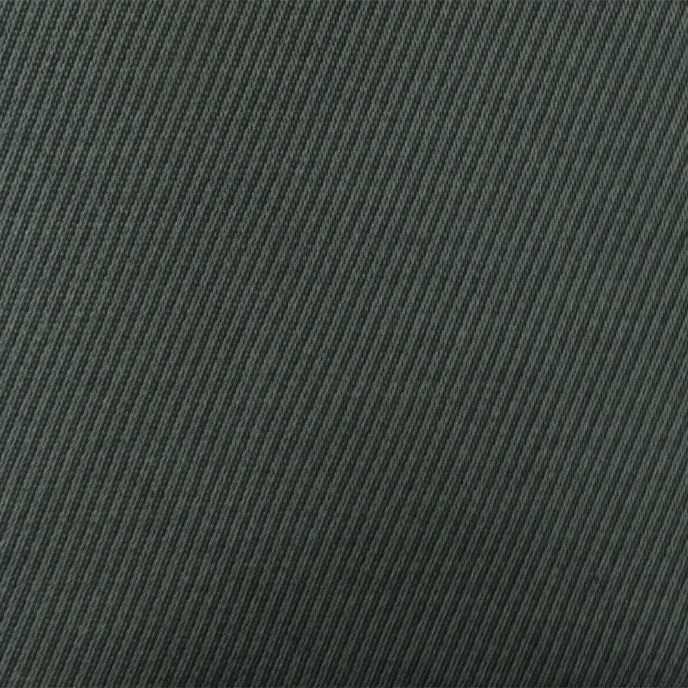 Gray-Black Twill-Like Jacquard Stretch Wool-Cotton Double Knit Fabric