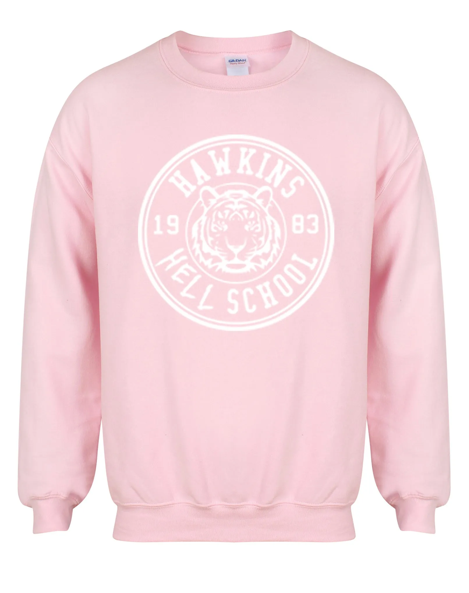 Hawkins 'Hell' School Badge - Unisex Fit Sweater