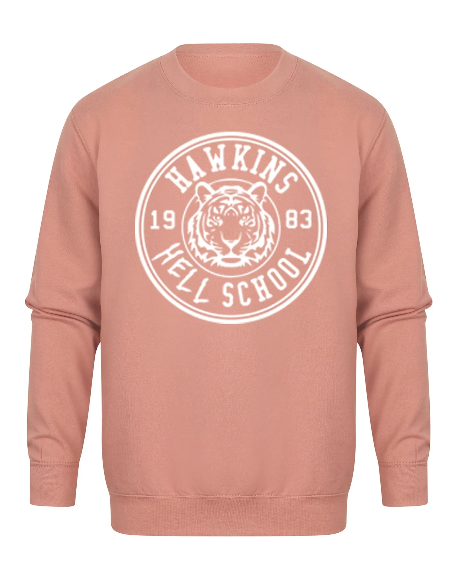 Hawkins 'Hell' School Badge - Unisex Fit Sweater