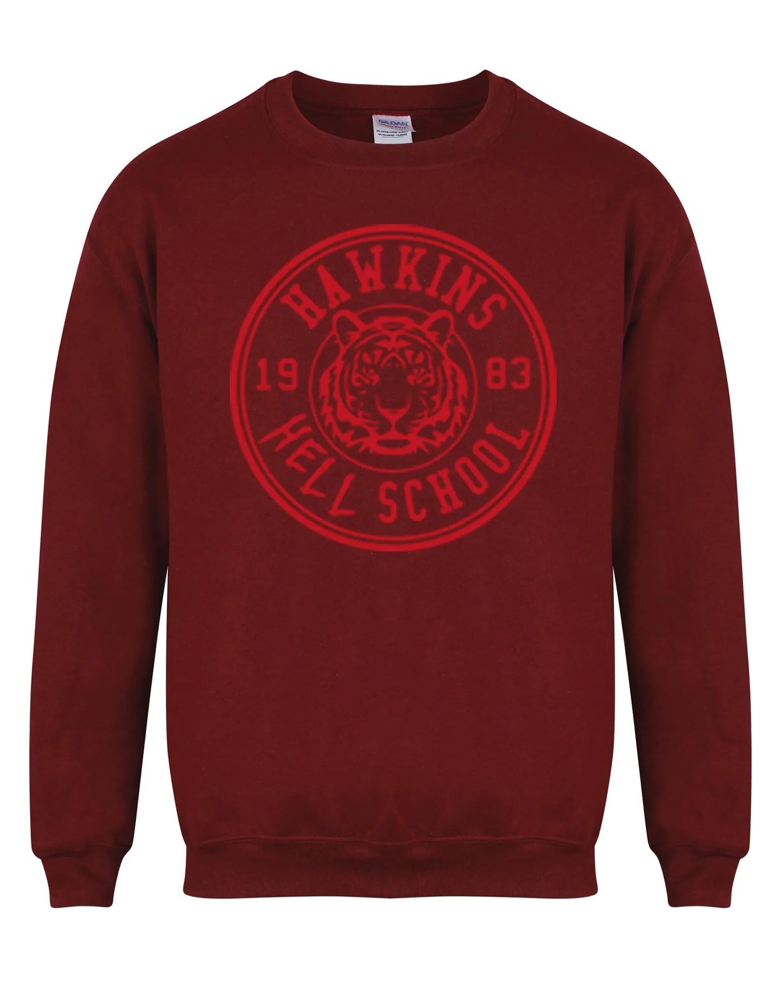 Hawkins 'Hell' School Badge - Unisex Fit Sweater