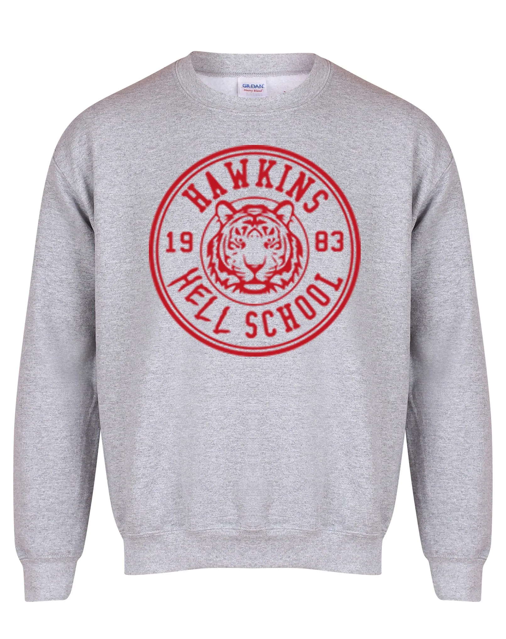 Hawkins 'Hell' School Badge - Unisex Fit Sweater