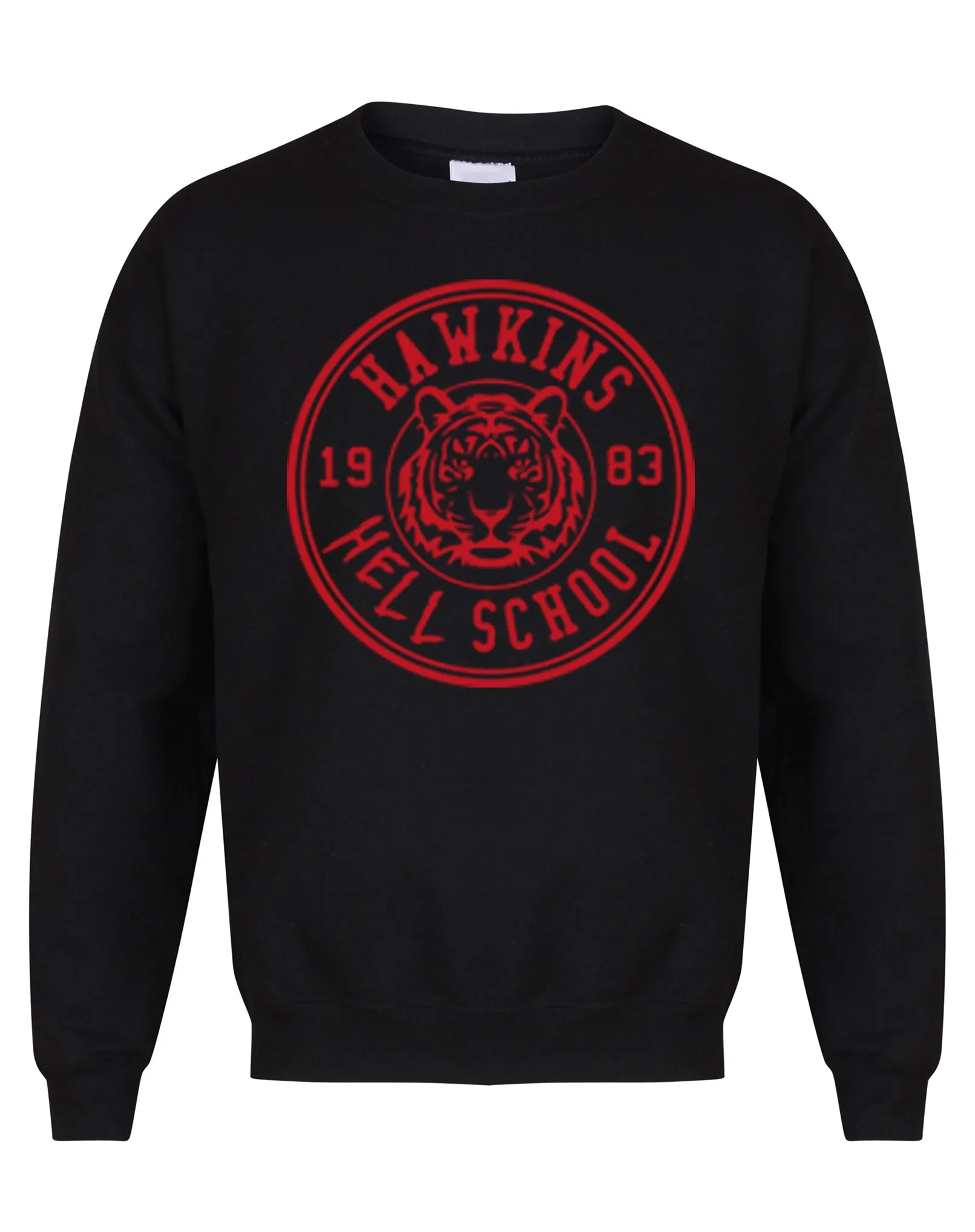 Hawkins 'Hell' School Badge - Unisex Fit Sweater