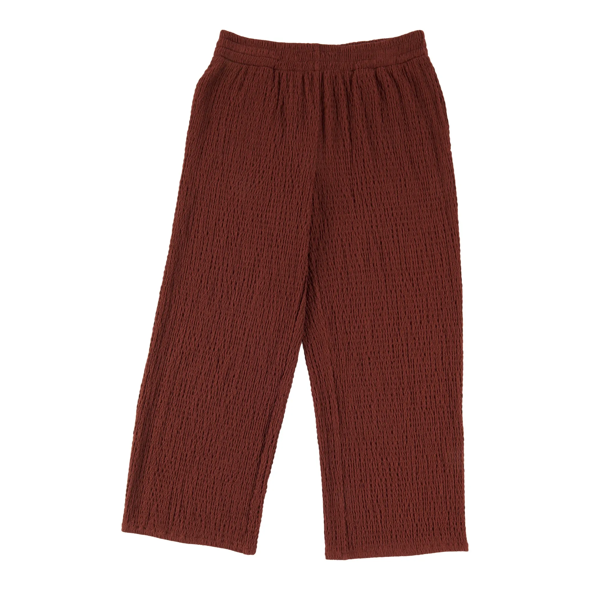 lily morgan Women's Crinkle Cropped Pants