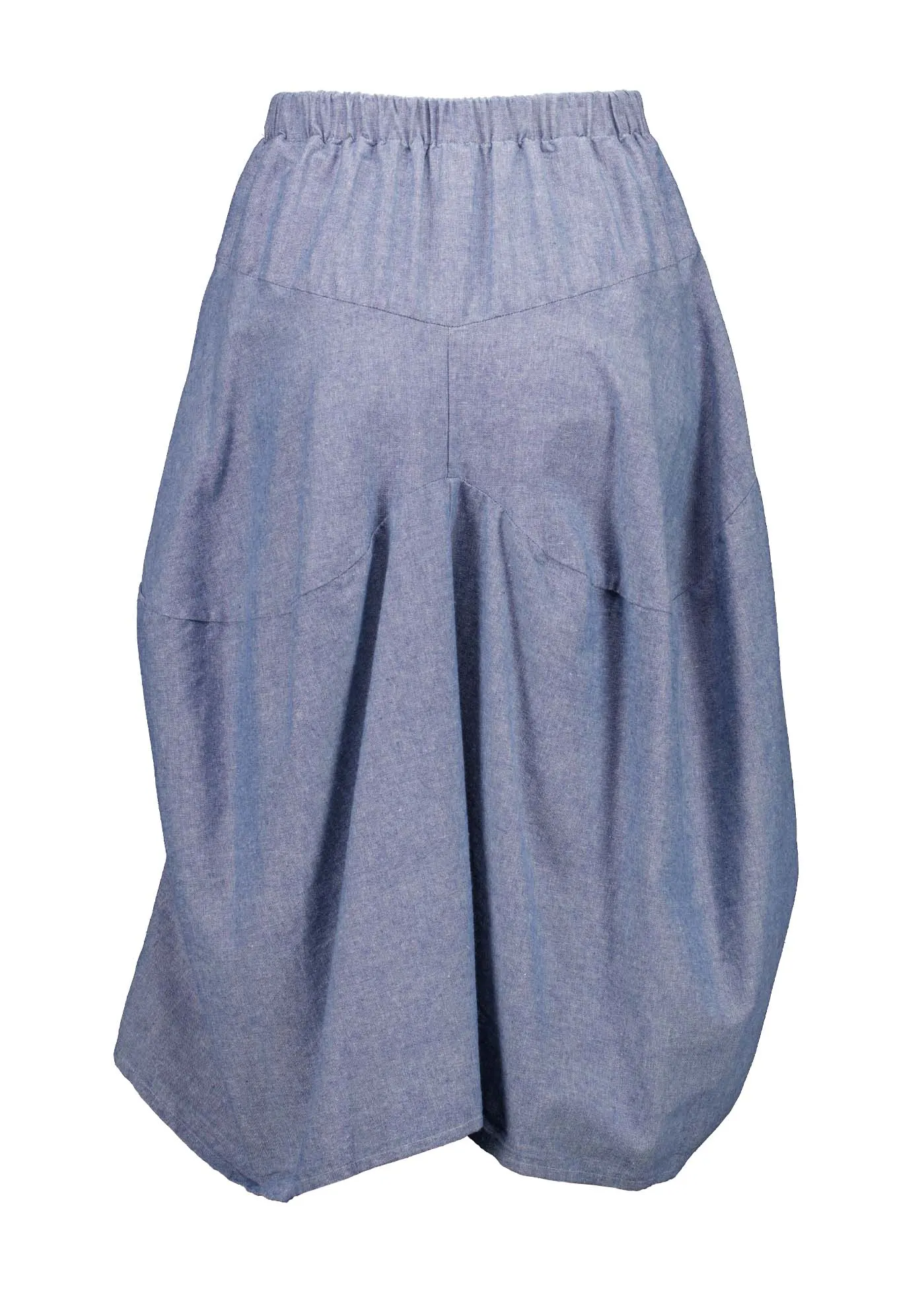 Milwaukee Traveller Skirt Sky Blue in Cotton/Linen