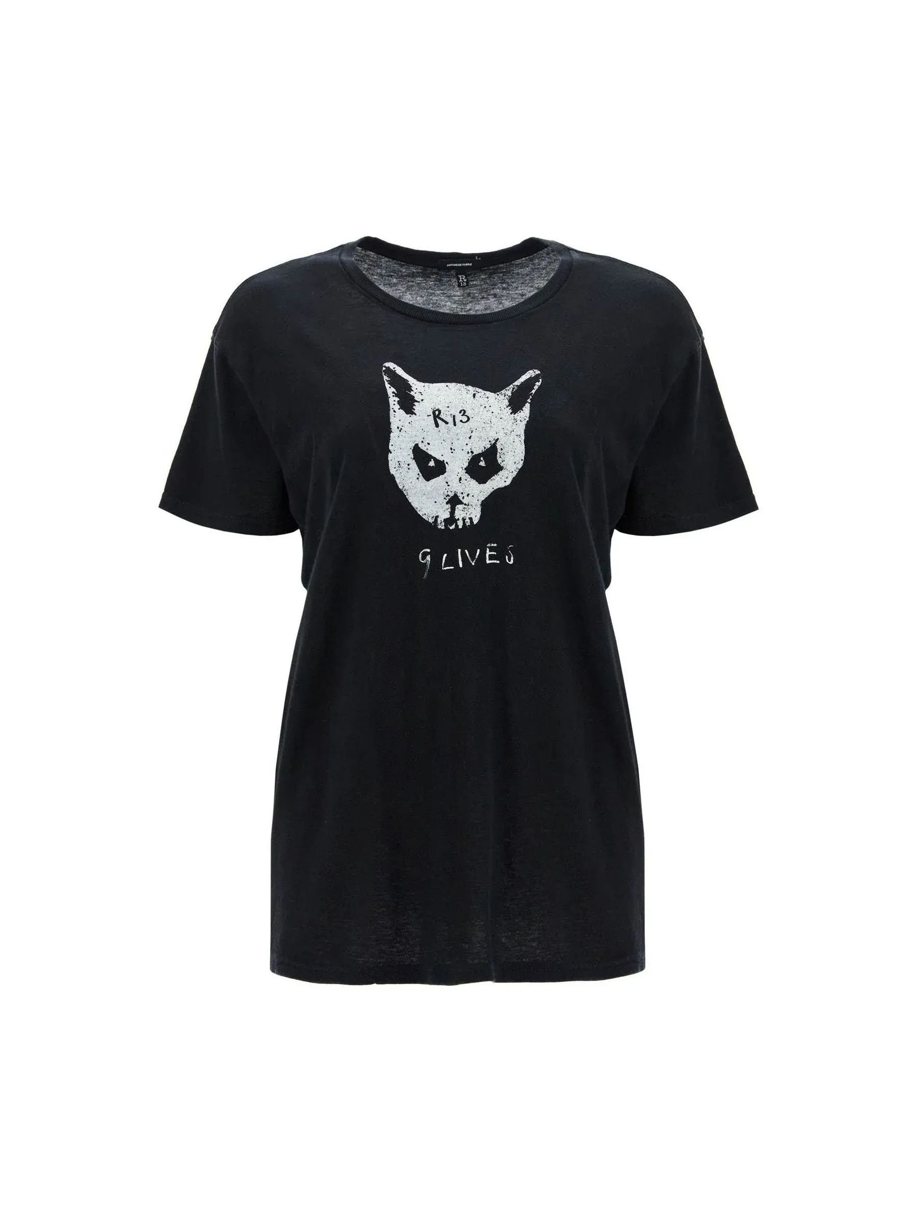Nine Lives Graphic Cotton T-Shirt