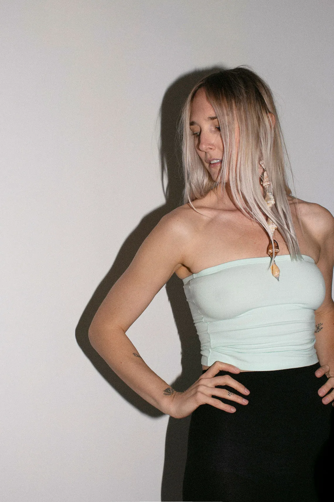 Palest Mint Tube Top