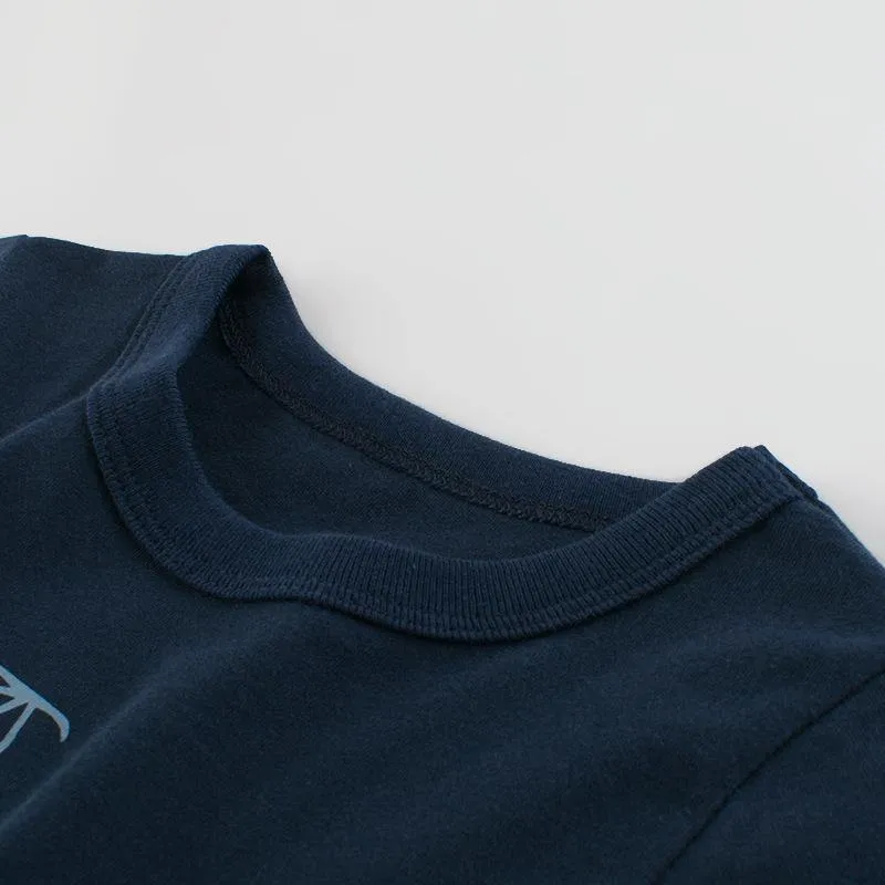 RAILWAY TRAIN PRINTED GRAPHIC T-SHIRT