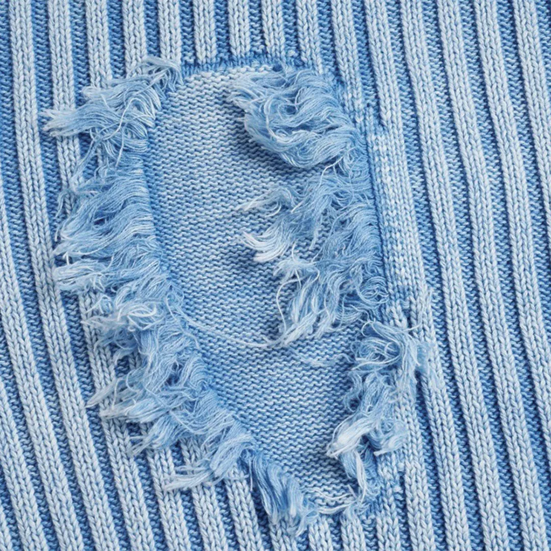 Ribbed Punk Sweater