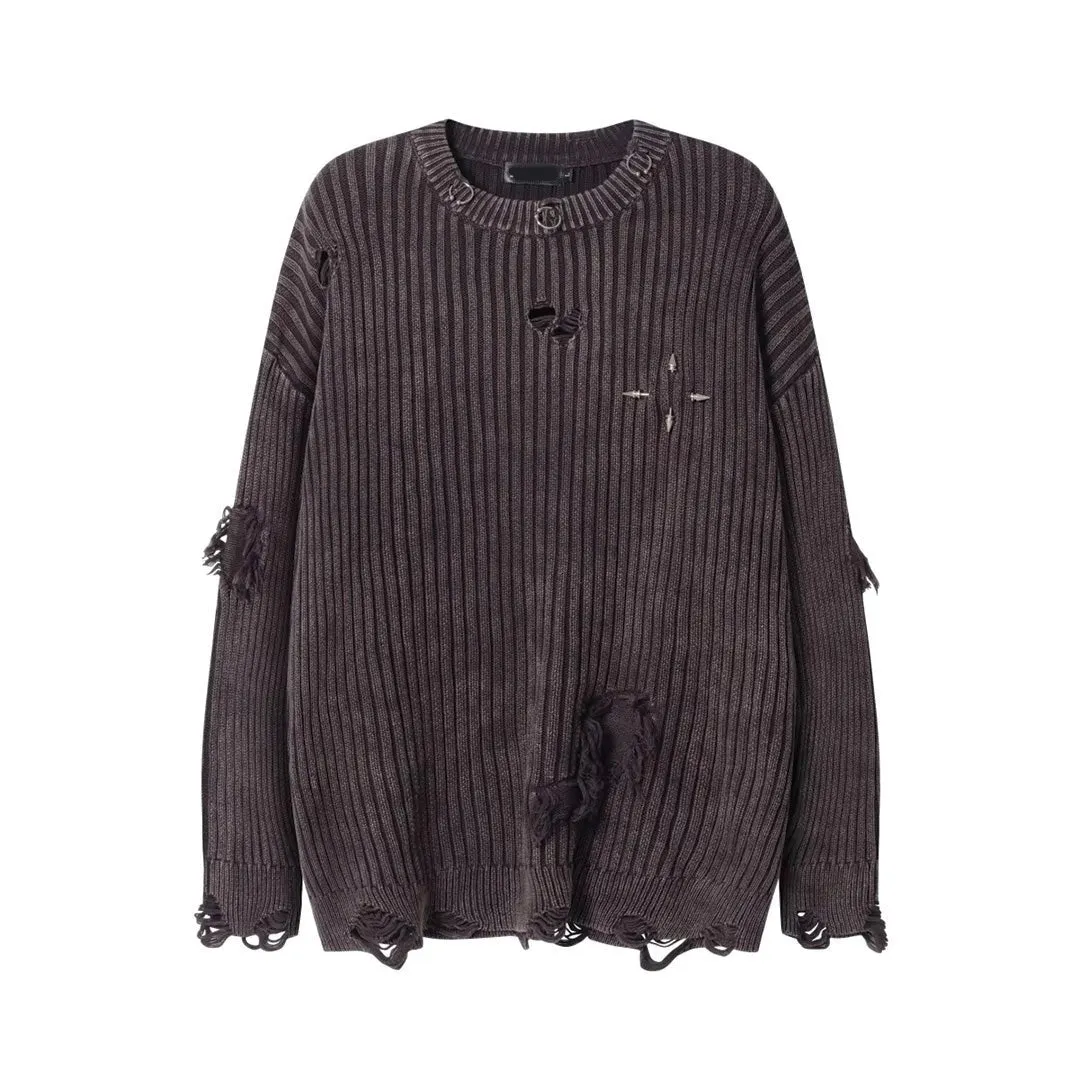 Ribbed Punk Sweater