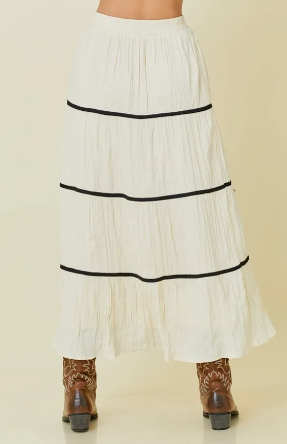 Ribbonaire Midi Skirt