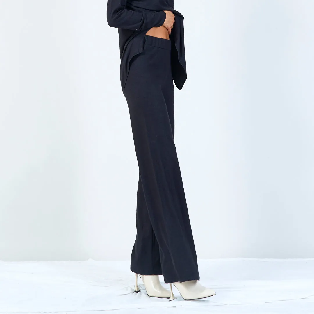 Soft wide-leg lounge pants wholesale