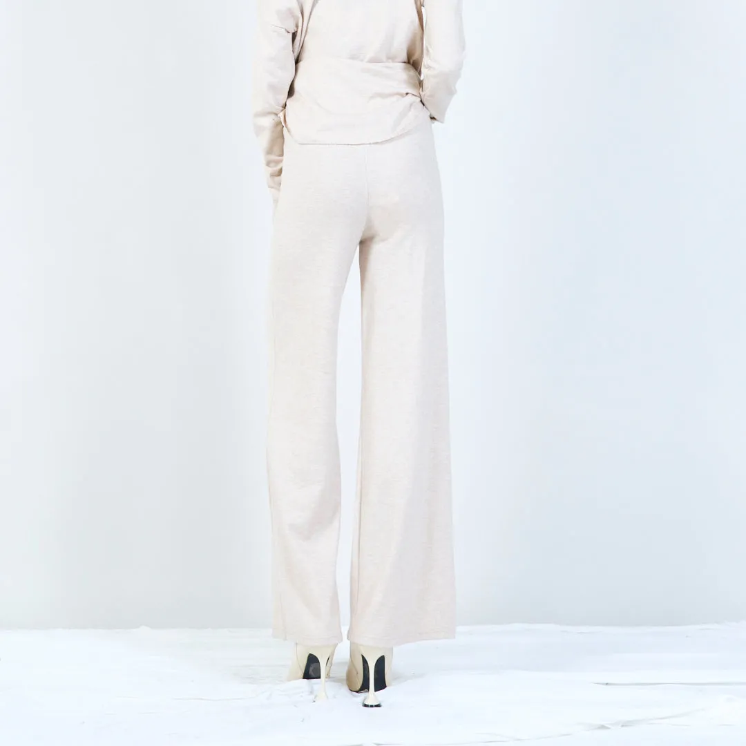 Soft wide-leg lounge pants wholesale