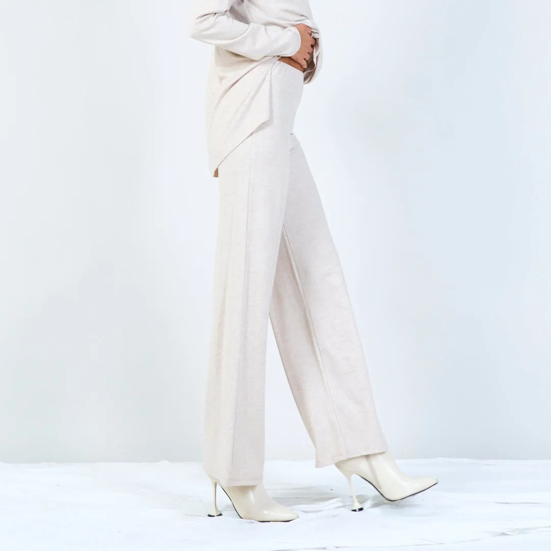 Soft wide-leg lounge pants wholesale