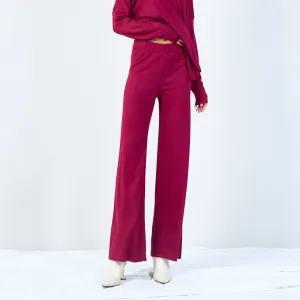 Soft wide-leg lounge pants wholesale