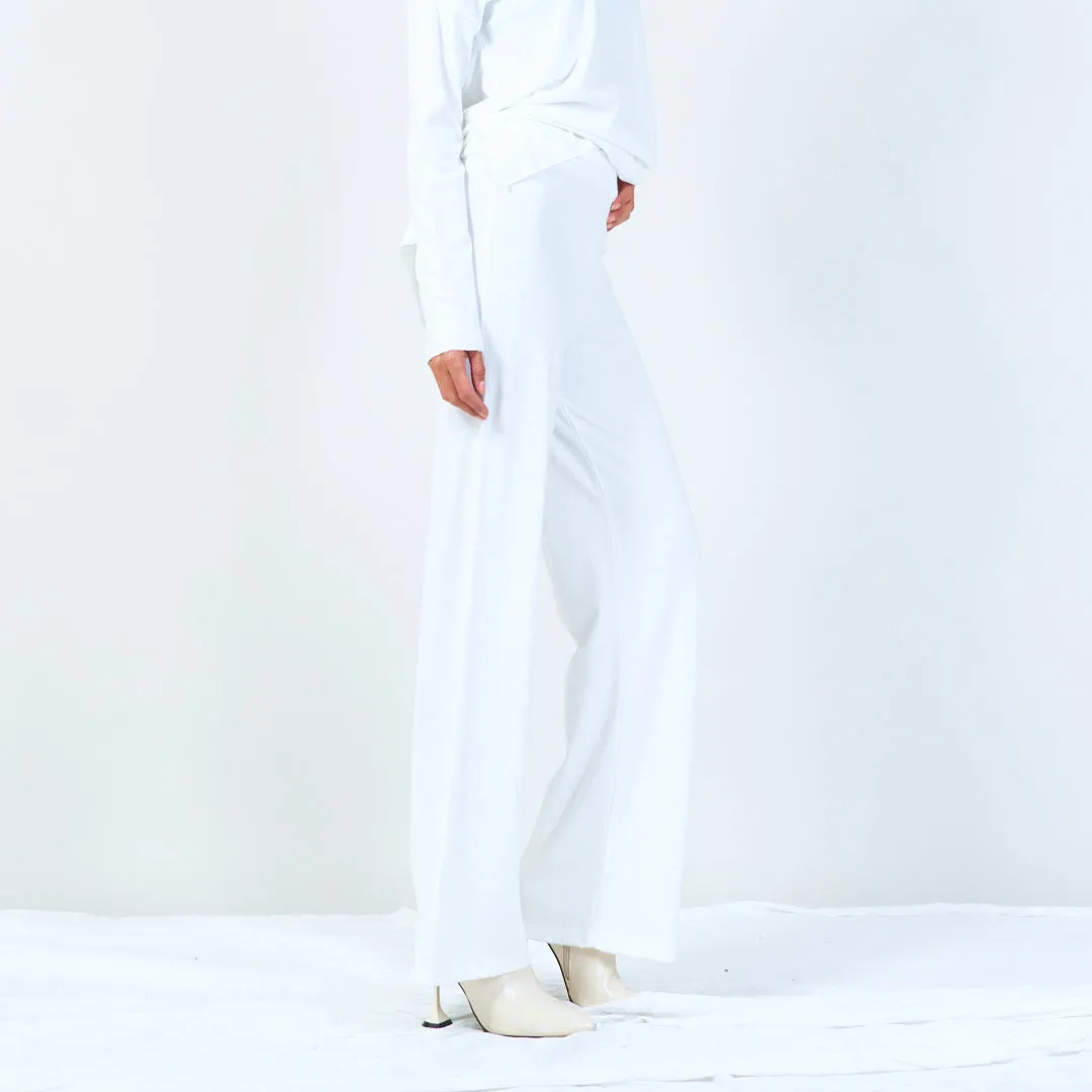 Soft wide-leg lounge pants wholesale