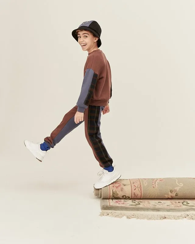 Sweater Band Marron Night Blue