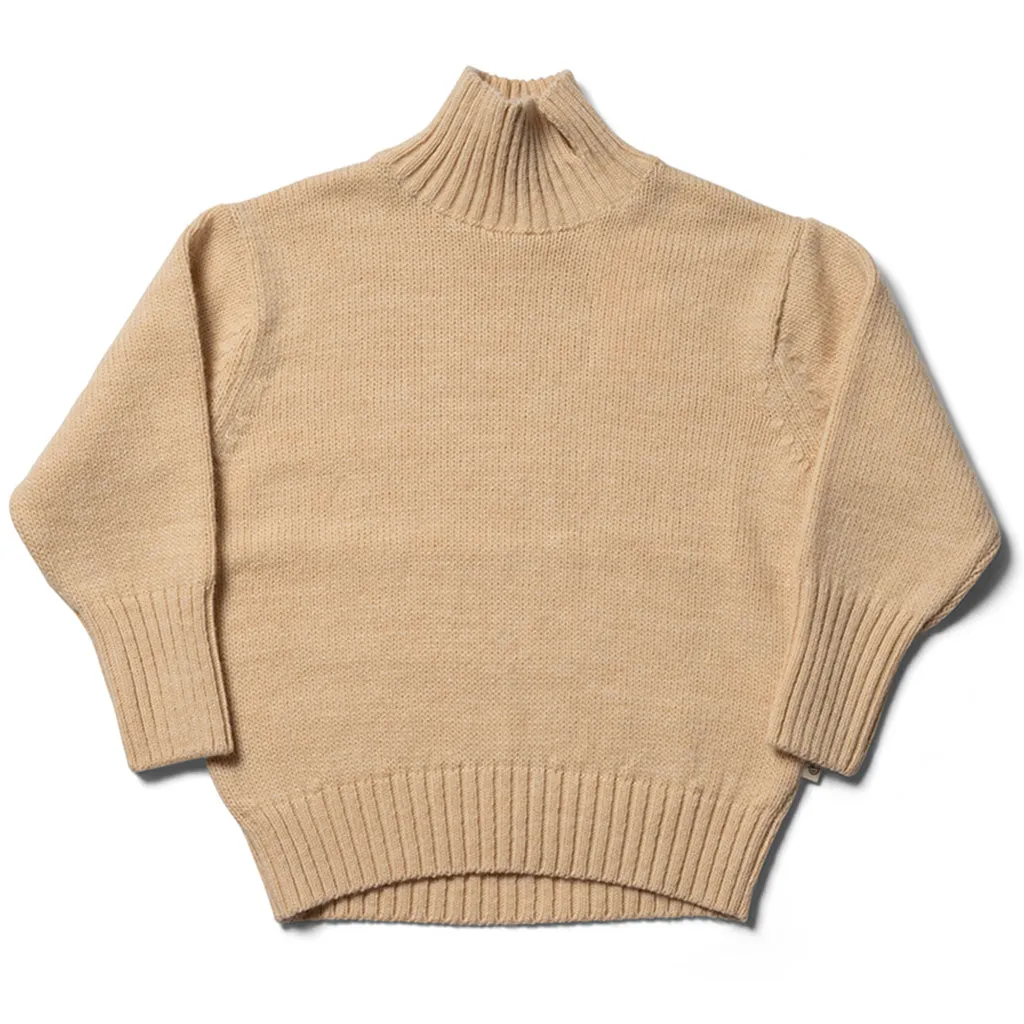 Sweater Tom Bo Roll Neck Buttermilk