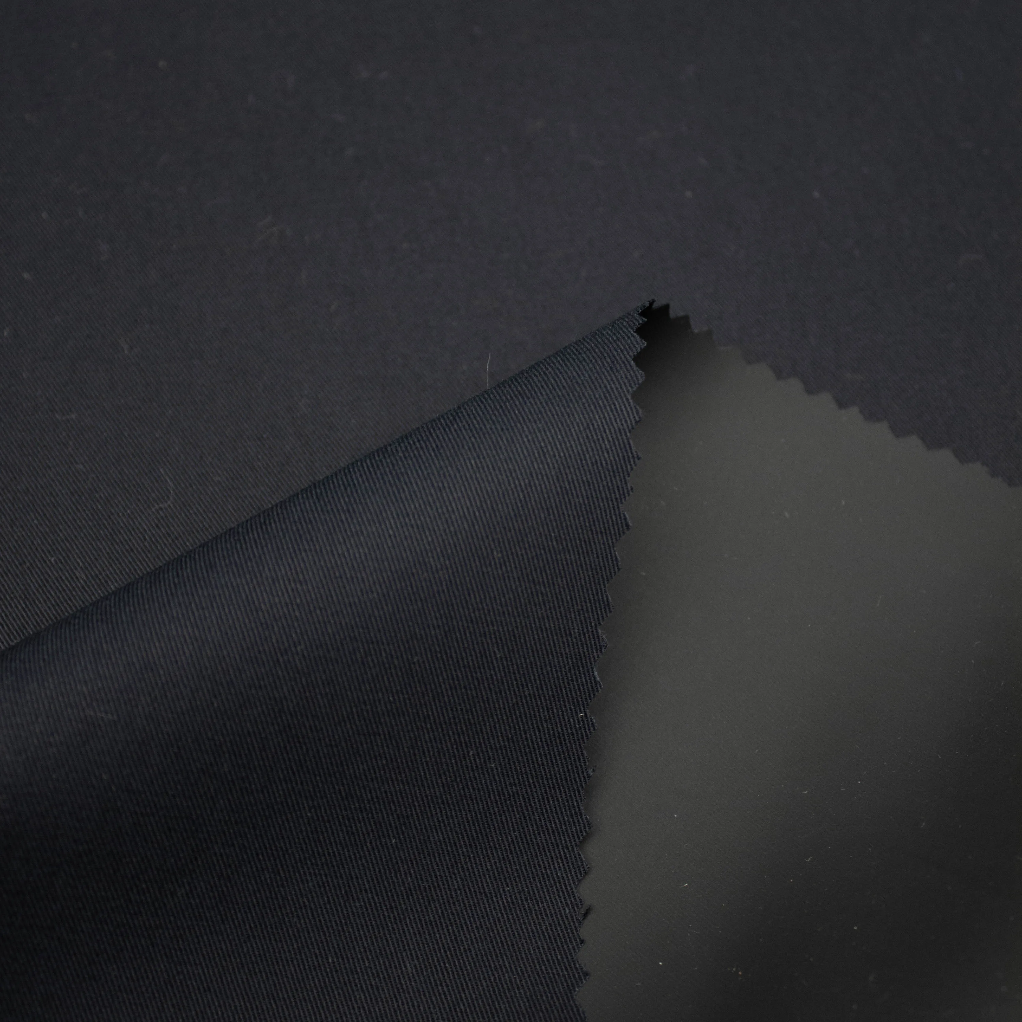 Vondela Dark Blue Cotton and Latex Twill