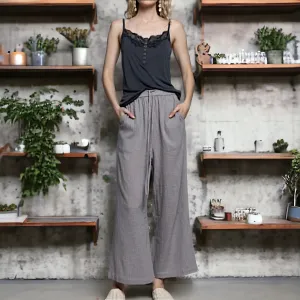 Wide Leg Crepe Pants