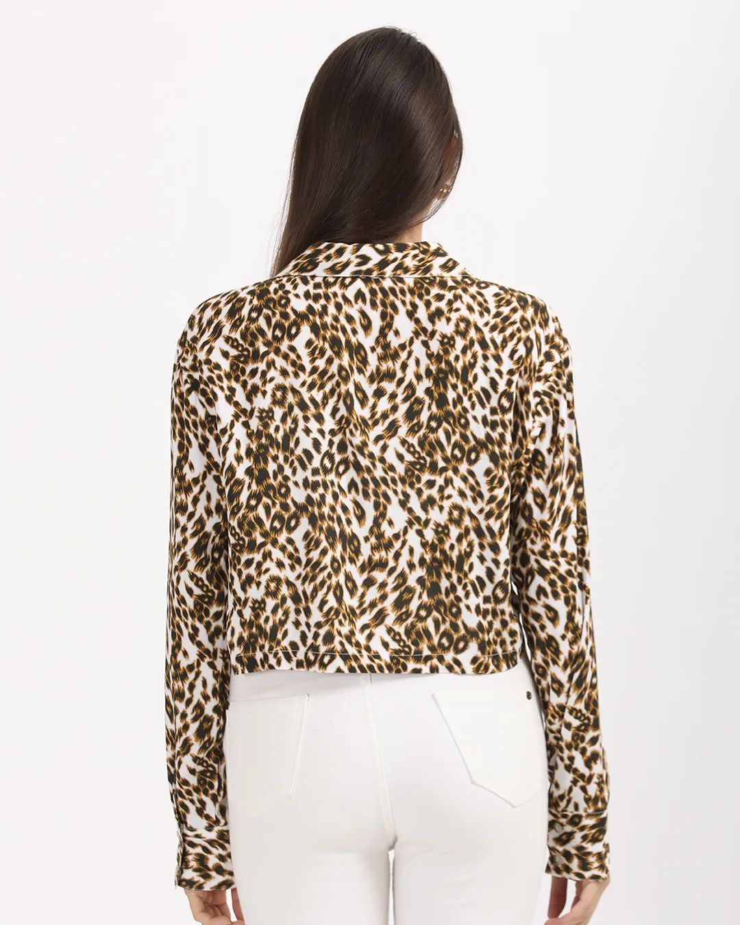 Wild Elegance Leopard print  Crop Top